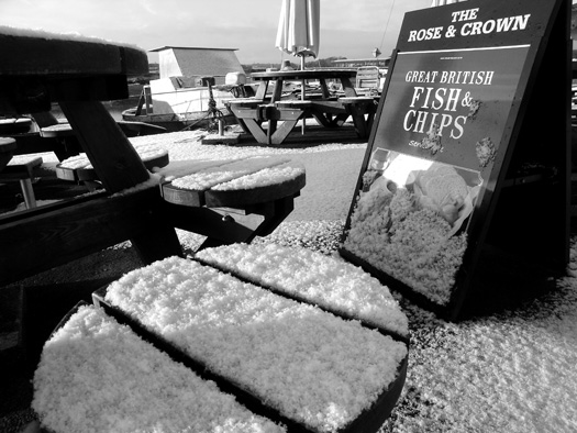 Wivenhoe in the snow