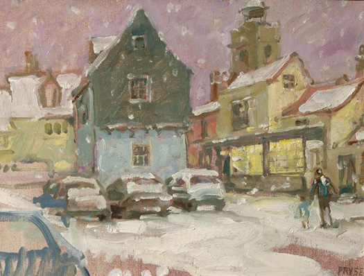 Tessa Spencer Pryse. Anchor Hill, in the Snow, Wivenhoe