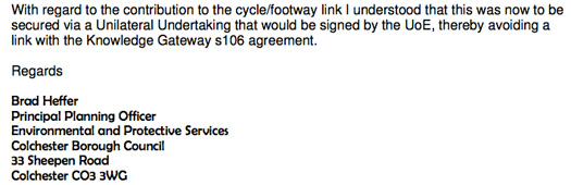 University of Essex Car Park FOI's