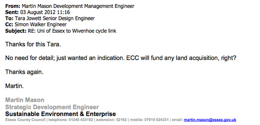University of Essex Car Park FOI's