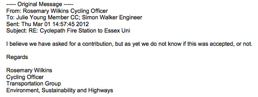 University of Essex Car Park FOI's