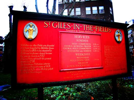 St Giles High Street, 23/12/09