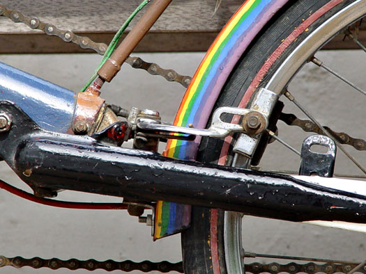 Multi-coloured Moulton, 31/07/09